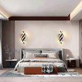 thumbnail image 5 of Indoor Wall Light, Modern Curve Design LED Wall Sconce 16W, Warm Light Wall Sconce, Premium Black, for Bedroom, Living Room, Creative Hanging Wall Sco, 5 of 5