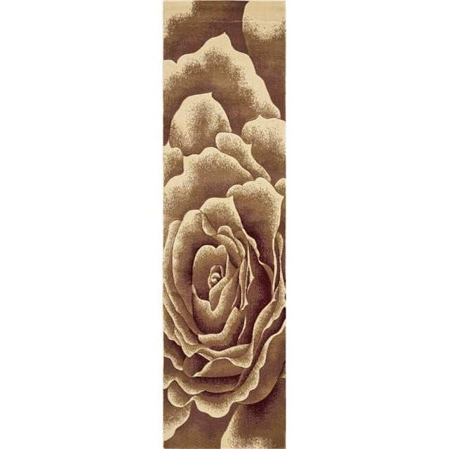 HomeRoots 353695 2 ft. 2 in. x 7 ft. 11 in. Runner Polypropylene Ivory Area Rug