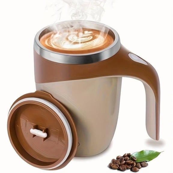 Automatic Magnetic Stirring Coffee Cup Rechargeable Stainless Steel Lazy Mug Effortless Mixing For Coffee Tea Hot Chocolate Protein Shakes Easy Clean Ideal Gift For Coffee Lovers,Coffee
