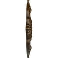 thumbnail image 4 of Ekena Millwork 28 3/8"OD x 3 3/4"ID x 1 5/8"P Benson Classic Ceiling Medallion (Fits Canopies up to 6 1/2"), Hand-Painted Root Beer Crackle, 4 of 6