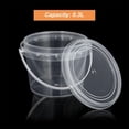 thumbnail image 3 of HLONK 12Pcs Slime Containers with Lids Plastic Clear Slime Storage Containers Small Toy Storage Case with Handles Empty Slime Buckets Thickened Sealed Storage Bucket for Slime DIY Art Cra, 3 of 7