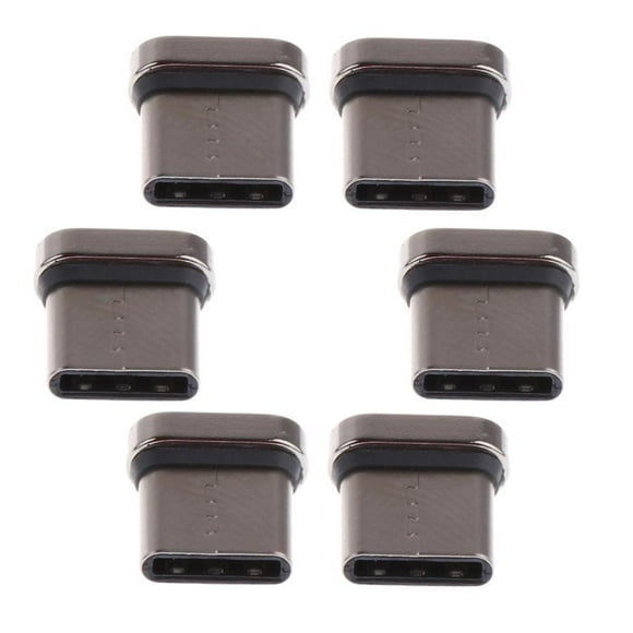 6 Pieces Micro USB Male Cord ic Adapter Connector for Phones