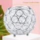 thumbnail image 4 of Centro de Mesa Decorativo Para Mesa, Candelabro Tejido Artificial, Candelabros de Cristal Con Cristal Brillante para Boda, 4 of 7