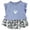 H407-Blue, variant on TOWED22 Infant Baby Girl Clothes 2 Piece Graphic Print Ruffle Sleeve Top Tank and High Waist Shorts Set Summer Outfits Soft Everyday Clothing(Blue,18-24 M)