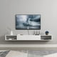 thumbnail image 2 of Repisa Flotante O Mesa Tv Moderna Minimalista Blanco 1P Blanca Muebleria Liz Muebleria liz RF1PBCO flotante, 2 of 4