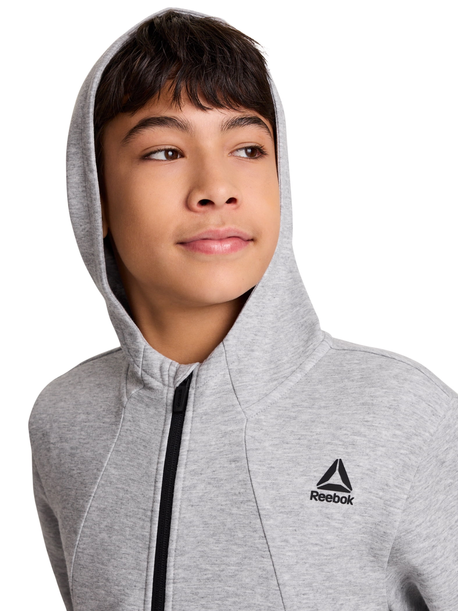 Reebok Boy's Momentum Full-Zip Hoodie, Sizes 4-18