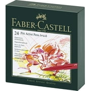 Faber-Castell Pitt Artist Pens - Assorted Colors, Set of 24
