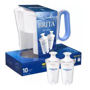 Brita Large 10-Cup Water Filter Pitcher with 2 Standard Filters