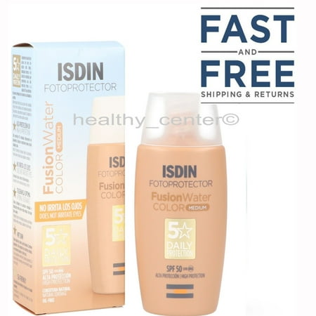 ISDIN Fotoprotector FUSION WATER COLOR Medium Tinted Oil-Free Sunscreen SPF50