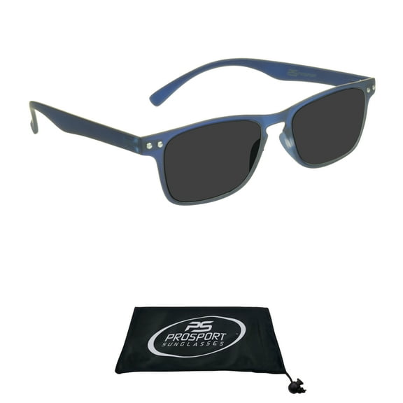 proSPORT Sunglass Reader Tinted Reading Men Women Blue Lightweight NOT BIFOCAL
