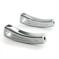 thumbnail image 2 of Krator 5.5" Chrome Motorcycle Handlebar Pullback Riser Compatible with Harley Davidson Sport Tour Glide FXRT, 2 of 4