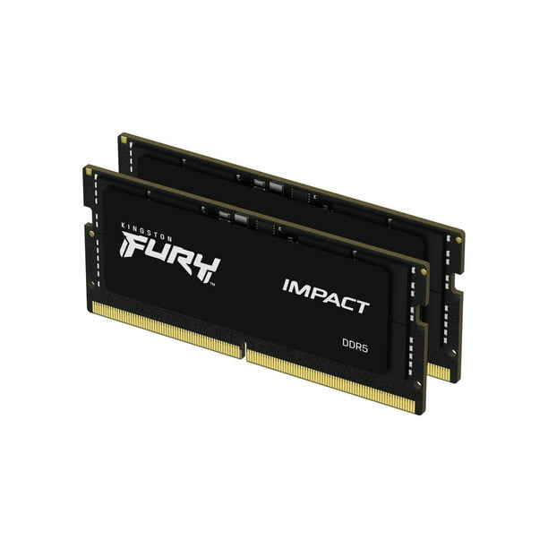 Memoria Kingston FURY Impact CL38 DDR5 de 32 GB (2 x 16 GB), 6400 MT/s
