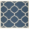 thumbnail image 1 of Safavieh Courtyard Navy Indoor Outdoor Rug - Square 7'10", 1 of 4