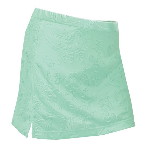 Monterey Club Women's 3D Floral Emboss Texture Knit Skirt #2896