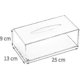 thumbnail image 2 of Caja de pañuelos acrílica 25 13 9 cm con tapa magnética para comedor (hy), 2 of 4