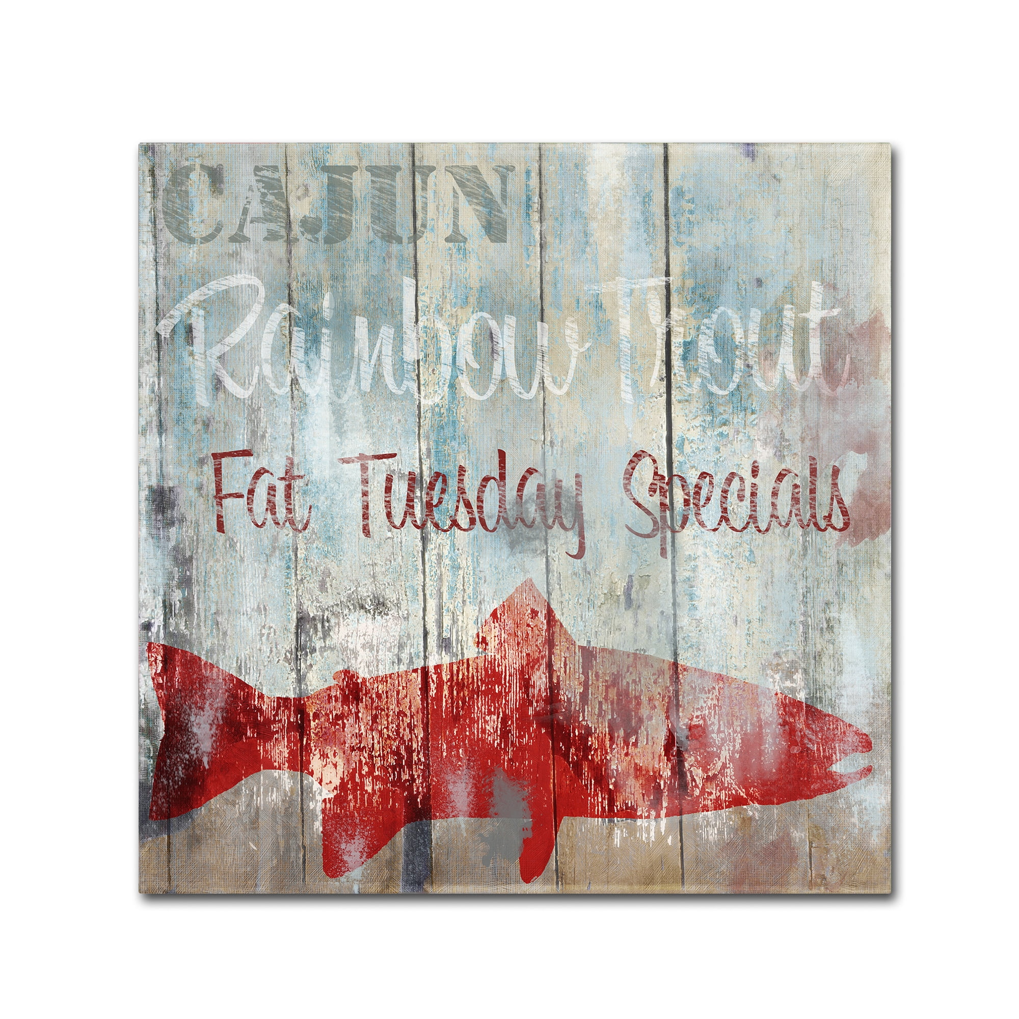 Trademark Fine Art "New Orleans Seafood III" Canvas Art by Color Bakery