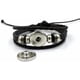 thumbnail image 4 of Pulsera de constelaciones, pulsera luminosa con patrón de dibujos animados que brilla en la oscuridad, pulseras de cuerda ajustables negras., 4 of 5