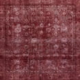 thumbnail image 1 of Ahgly Company Indoor Square Abstract Red Wine or Wine Red Area Rugs, 5' Square, 1 of 2