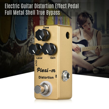 MOSKY Plexi-m Electric Guitar Distortion Effect Pedal Full Metal Shell True (Best Distortion Pedal For Tube Amp)
