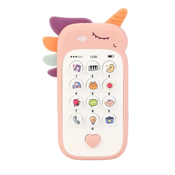 Juguete De Teléfono Móvil Para Niños, Juguete Electrónico De Aprendizaje Bilingüe, Juguetes Educativos Para Teléfono Móvil, Regalo Para Bebés Y Niños matsuzay EL018163-02