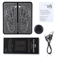 thumbnail image 2 of Foot Massager Mat Portable Foot Massage pad Foot Circulation Massager for Home and Office Folding Massage Pad USB Rechargeable 6 Modes 9 Intensity Levels, 2 of 6