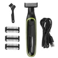 thumbnail image 1 of Compatible 2025 Professional USB Charging Electric Shaver Beard Clipper Trimmer with Limit Comb_Perfect Gift, 1 of 5