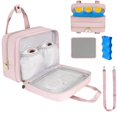 thumbnail image 1 of Bolsa para Extractor de Leche Portátil Jaffzora con Enfriador Rosa, 1 of 8