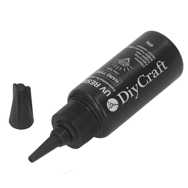 Glue, High Transparency Odorless Yellowing Fast Curing, with Universal Bottle Cover, for Jewelry Making and DIY Crafts