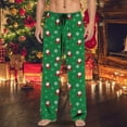 thumbnail image 2 of Hfolob Pants For Men Christmas Mens Casual Pants Pajamas With Drawstring Pocket Christmas Pants Outdoor Pants, 2 of 4