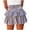 Purple, variant on yillto Women's Smock Skirt Plaid High Waisted Ruffle Short Skirts Tiered Layered Flowy Mini Skirts