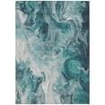 thumbnail image 2 of Addison Rugs Chantille Indoor/Outdoor Transitional Abstract Teal Washable Rectangle Rug, 2'6" x 3'10", 2 of 6