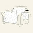 thumbnail image 6 of Furniture Protector Chair Suede Gray, 6 of 6