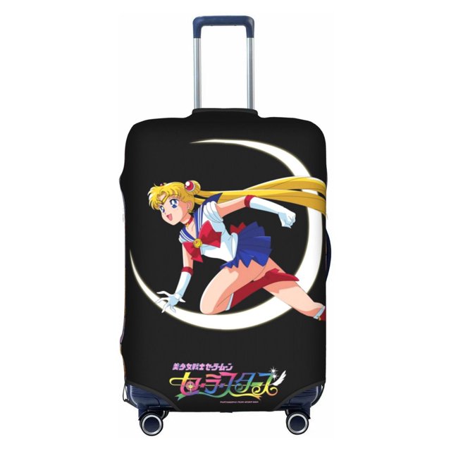 Sailor Moon 2 Cubierta De Equipaje Engrosada 18/24/28/32 Pulgadas Alta Elástica Maleta De Viaje Spandex Protectora huangjie unisex