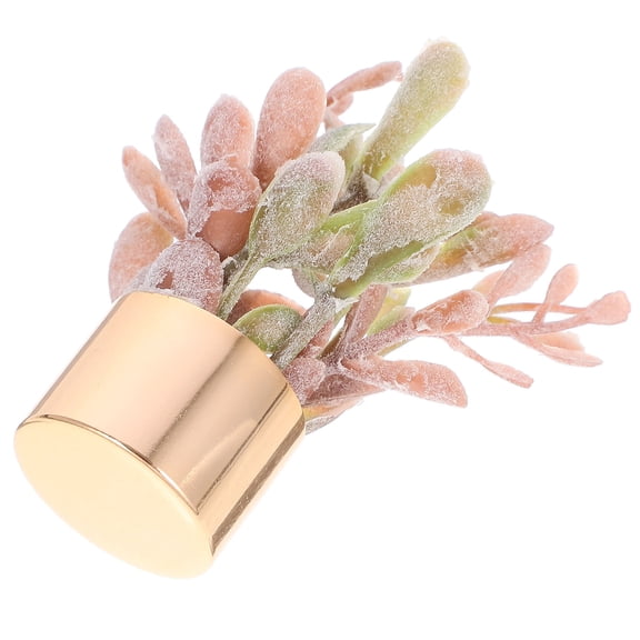 Hemoton Miniature Potted Plants Simulation Potted Plants Mini Succulents Ornaments Doll House Decor