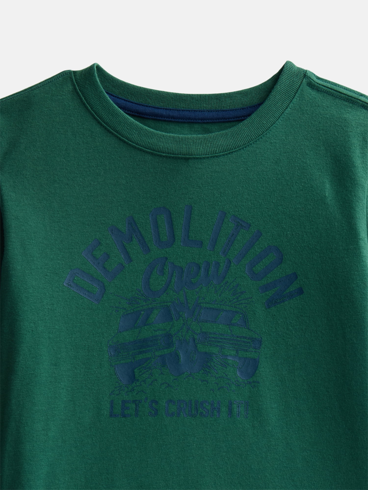 Wonder Nation Little Boys Graphic Tee with Long Sleeves, Sizes 4-32