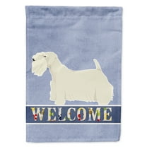 Sealyham Terrier Welcome Garden Flag
