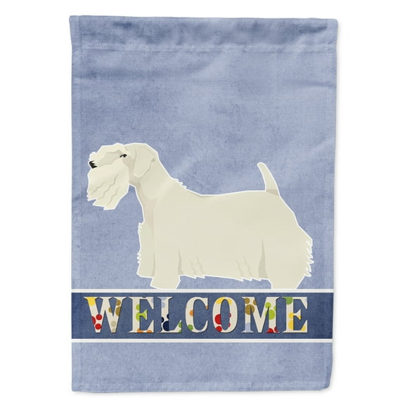 Sealyham Terrier Welcome Garden Flag