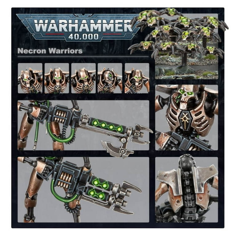  Games Workshop Warhammer 40,000 Necrons Warriors and