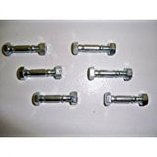 6 Pack, Shear Pins & Nuts for MTD 710-0890, 910-0890A and 712-0158 (nut).