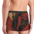 thumbnail image 3 of Goofa Vintage Rose Scepter Skull Printed Men's Boxer Briefs Underwear, Moisture-Wicking Underwear, Trunk,Soft and Breathable Cotton Underwear-Medium, 3 of 9