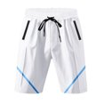 thumbnail image 6 of Mgmyaa Mens Summer Shorts Elastic Waist Casual Sports with Zipper Pockets, 6 of 8