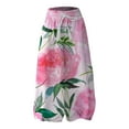 thumbnail image 4 of Endives Women's Wide Leg Pants Long Skirts High Waist Maxi Skirt Summer Regular Trendy Skirts Lounge Pants, 4 of 4