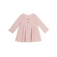 thumbnail image 4 of Modern Moments by Gerber Baby Girl Waffle Long Sleeve Dress & Diaper Cover Outfit Set, 2 Piece, Sizes 0/3-24 Months, 4 of 8