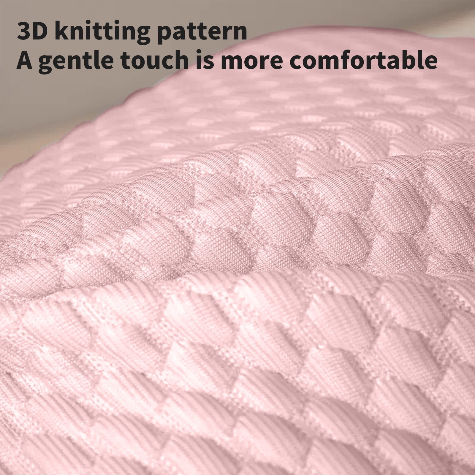 EazyTech Breathable Queen Cooling Pillow for Summer, Silk Pillow for Neck Head Support ,Adjustable Cervical Pillow with Removable Cover, 20x30 Inches Pink