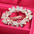 thumbnail image 2 of Pinza para el pelo de primavera para boda con diamantes de imitación de cristal estilo mariposa para boda para mujer, pasador para el pelo, accesorio nupcial (elegir color) Yinane Las Pinzas De Pelo, 2 of 7