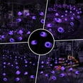 thumbnail image 5 of 2 Pack Solar Scary Eyeball Lights 16LED Halloween Garden Lights Purple Spooky Lights Waterproof Halloween Stake Lights for Garden Yard Porch Patio Pathway, 5 of 6