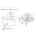 thumbnail image 3 of Rotary Encoder 600P/R 2-Phases Photoelectric Incremental Rotation Encoder 5V-24V, 3 of 11