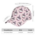 thumbnail image 3 of Yiaed Cute Cupcake Print Cap Adjustable Size for Running Workouts and Outdoor Activities All Seasons, 3 of 5