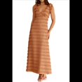 thumbnail image 3 of Vestido de Verano para Mujer, con Cordones, Escote en V, Borlas, Corte en A, Fluido, Estilo . Color Caramelo XL, 3 of 10