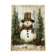 thumbnail image 2 of CaiYueKe Christmas Shower Curtain Waterproof Fabric Holiday Bathroom Decor with Festive Patterns Snowman Themed Polyester Curtain for Seasonal Home Decoration, 2 of 7